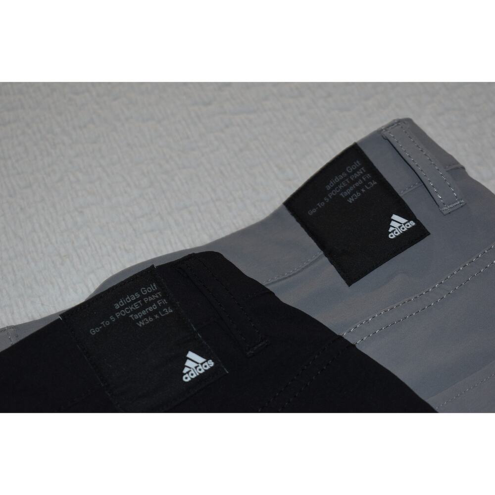 Adidas Chinos in Black and Gray 36x34